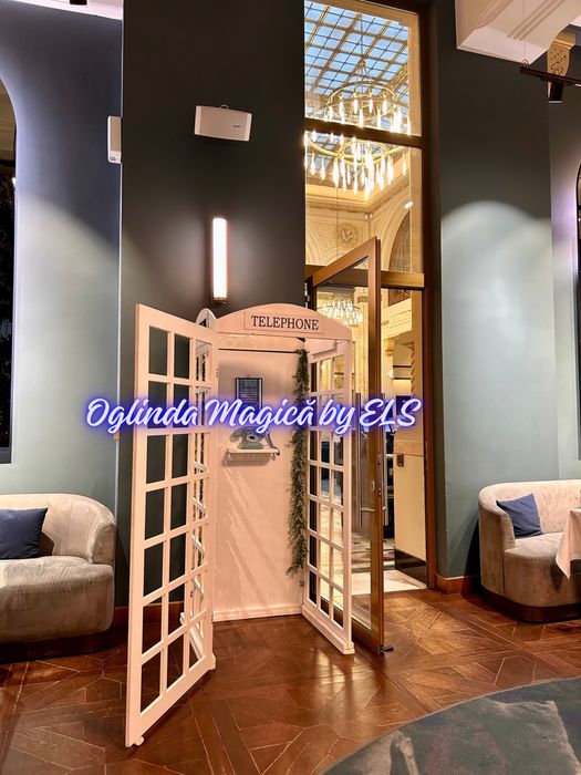 Oglinda Cabina Foto Artificii Cabina Telefonica Fum Greu Baloane Tort