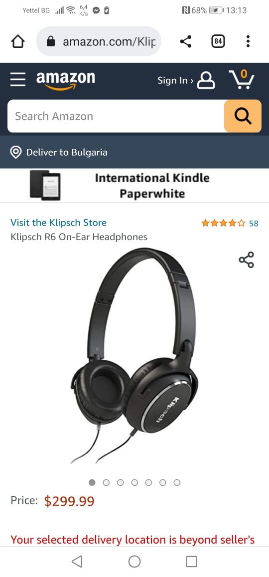 Слушалки Klipsch R6i On-Ear Headphones