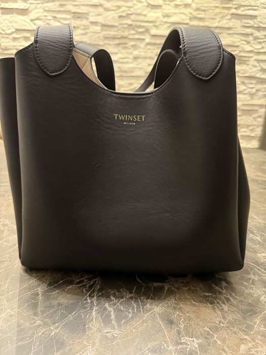 Чанта от естествена кожа  Twinset