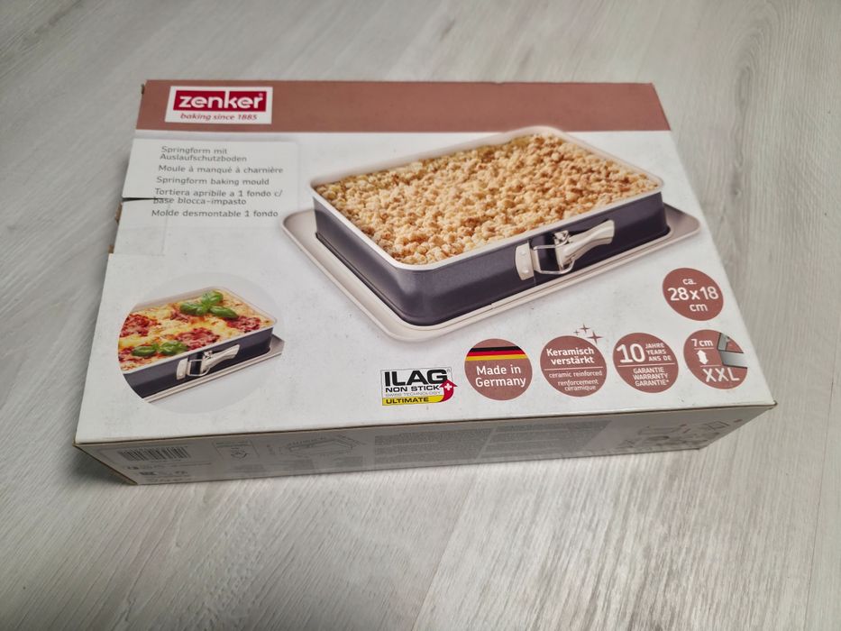 Formă copt dreptunghiulară detașabilă Zenker