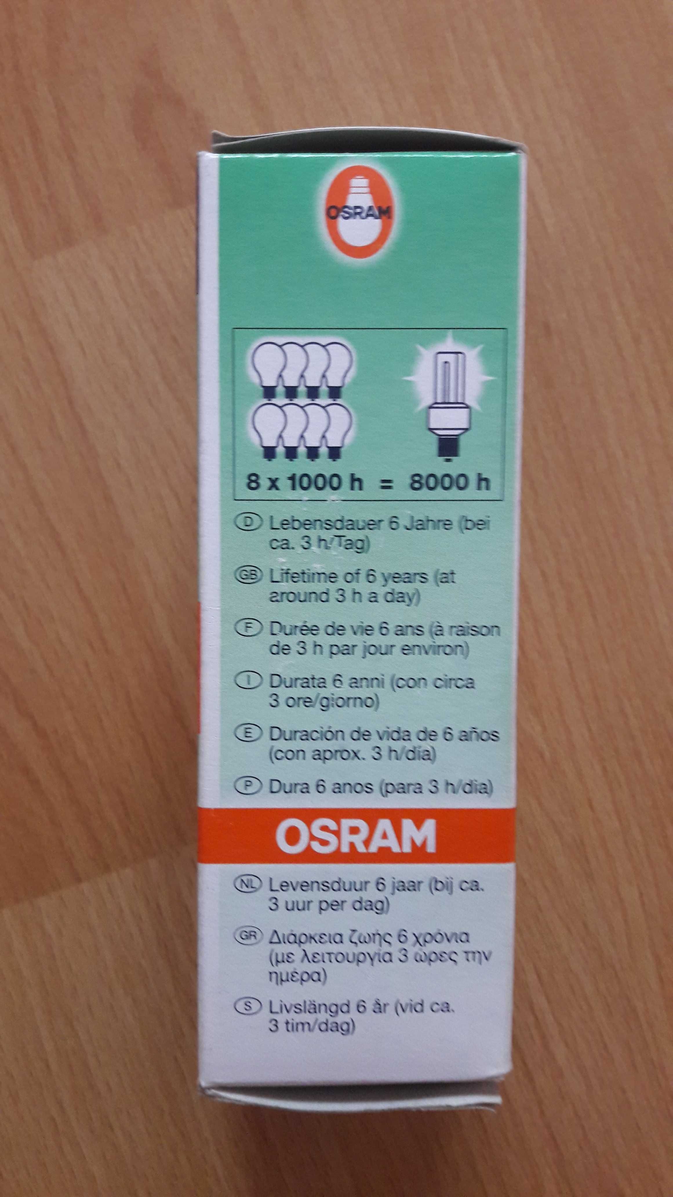 Bec Osram  8W , lumina calda