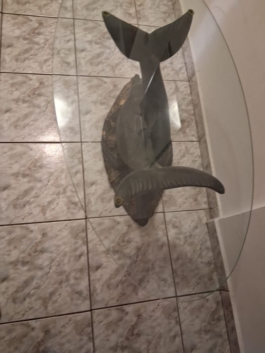 Masa sticla model delfini