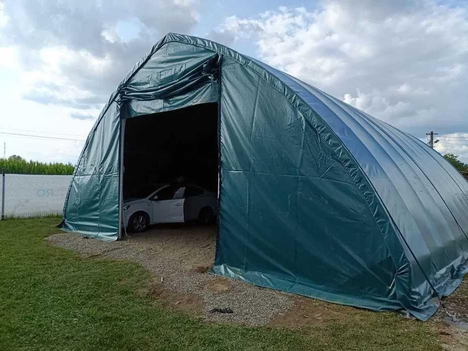 9x12 m Hala Semirotunda GOTICA - 90m2 - verde GM