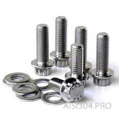 Нержавеющие метизы (болты, гайки, 
шайбы, шпильки)  (оптом)