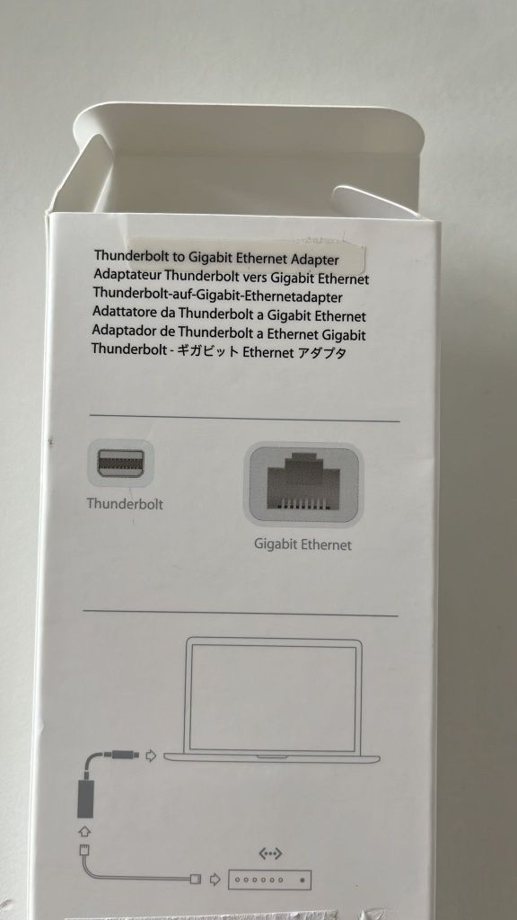 Adaptor Apple Thunderbolt to Gigabite Enthernet