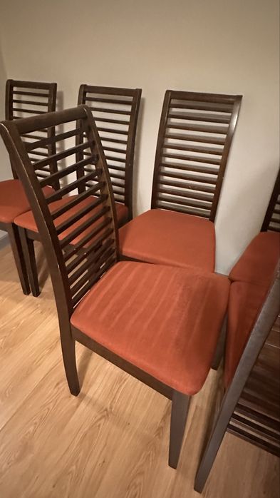 Комплект из 6 деревянных стульев