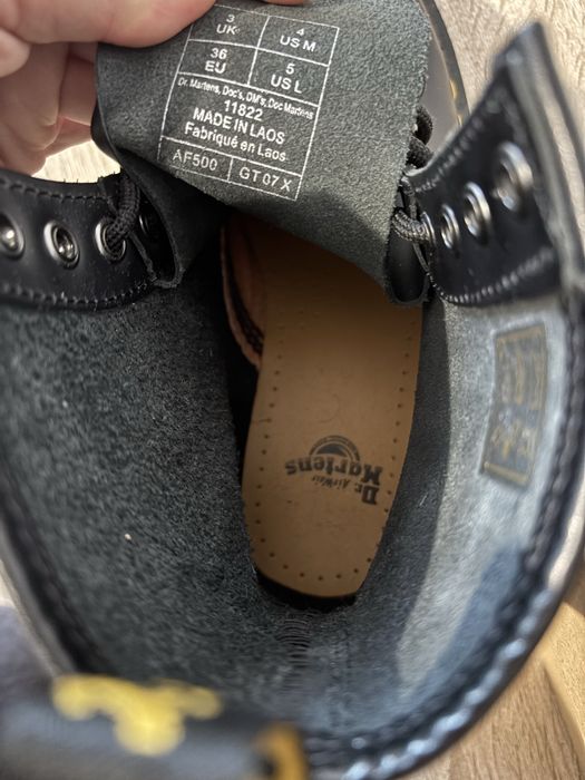 Ghete de piele Dr Martens