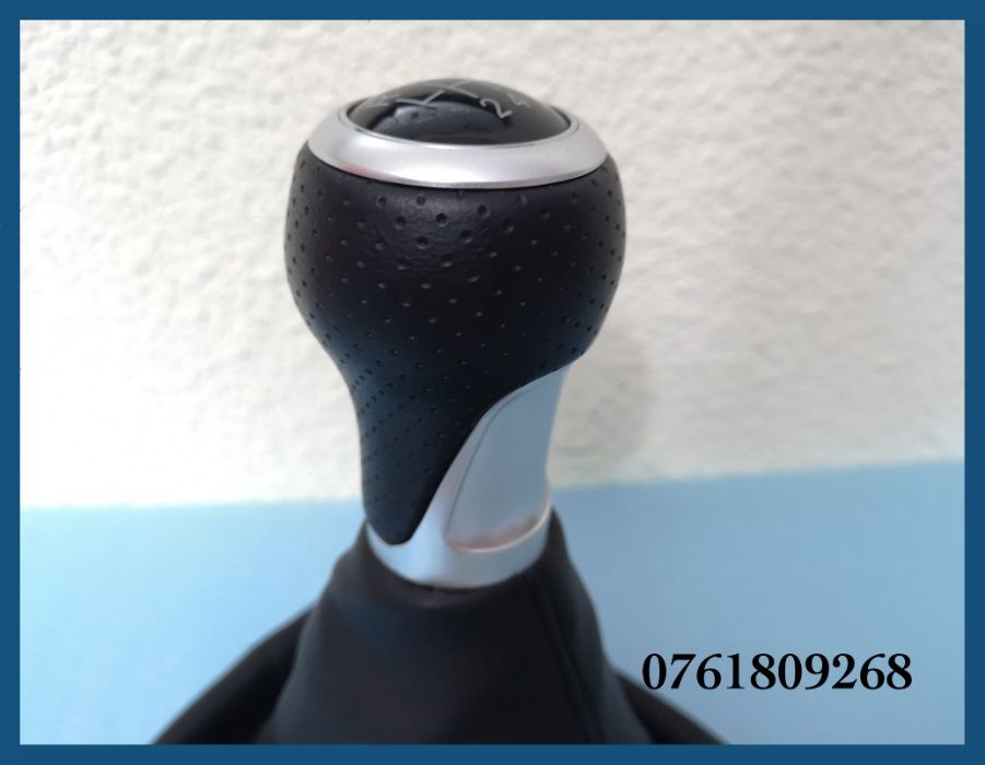 Manson + nuca schimbator piele S Line Audi A4 B6 B7 (2001-2008) cu 6T