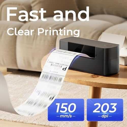 Нов Bluetooth Термален Принтер 4x6 за Етикети Amazon eBay Etsy бизнес