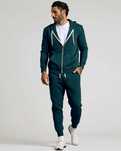 Hanorac Emerald Fleece French Terry Zip Hoodie