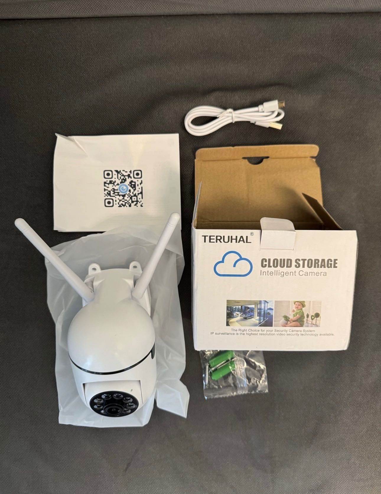 Camera supraveghere Full-hd, Wifi/Cloud, Infrarosu, Led, sigilate