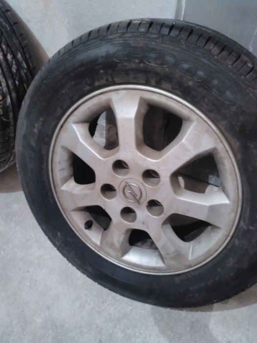 Джанти за Опел Зафира 15" и летни гуми Goodyear 195 / 65 R15