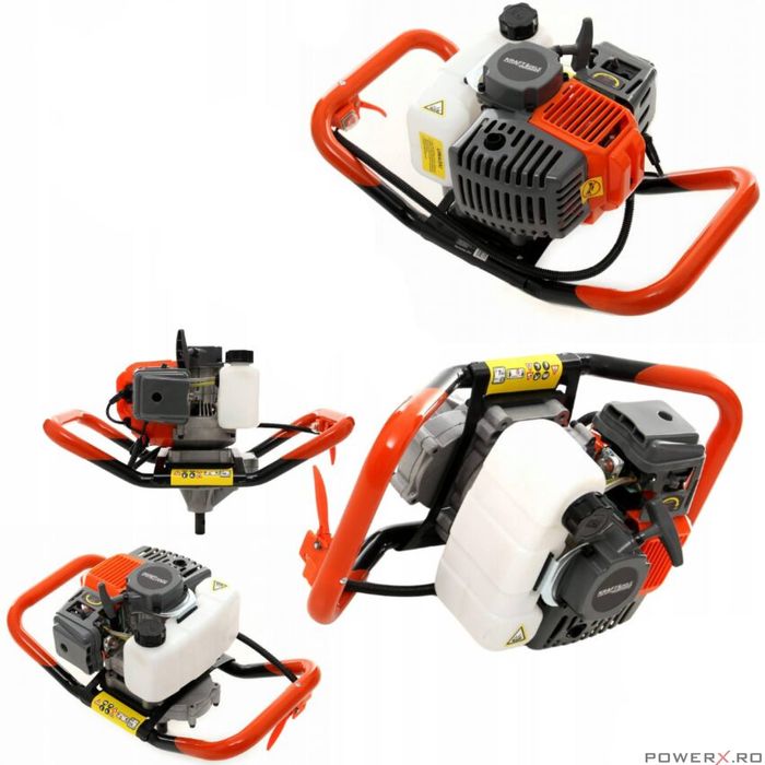 Motoburghiu, motoforeza de pamant, motor in 2 timpi, 4.41 kW 5.8 HP