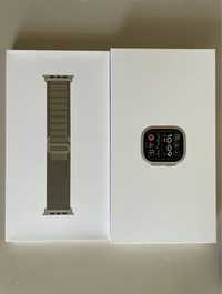 Apple watch ultra 2 49 mm titanum olive alpine nou