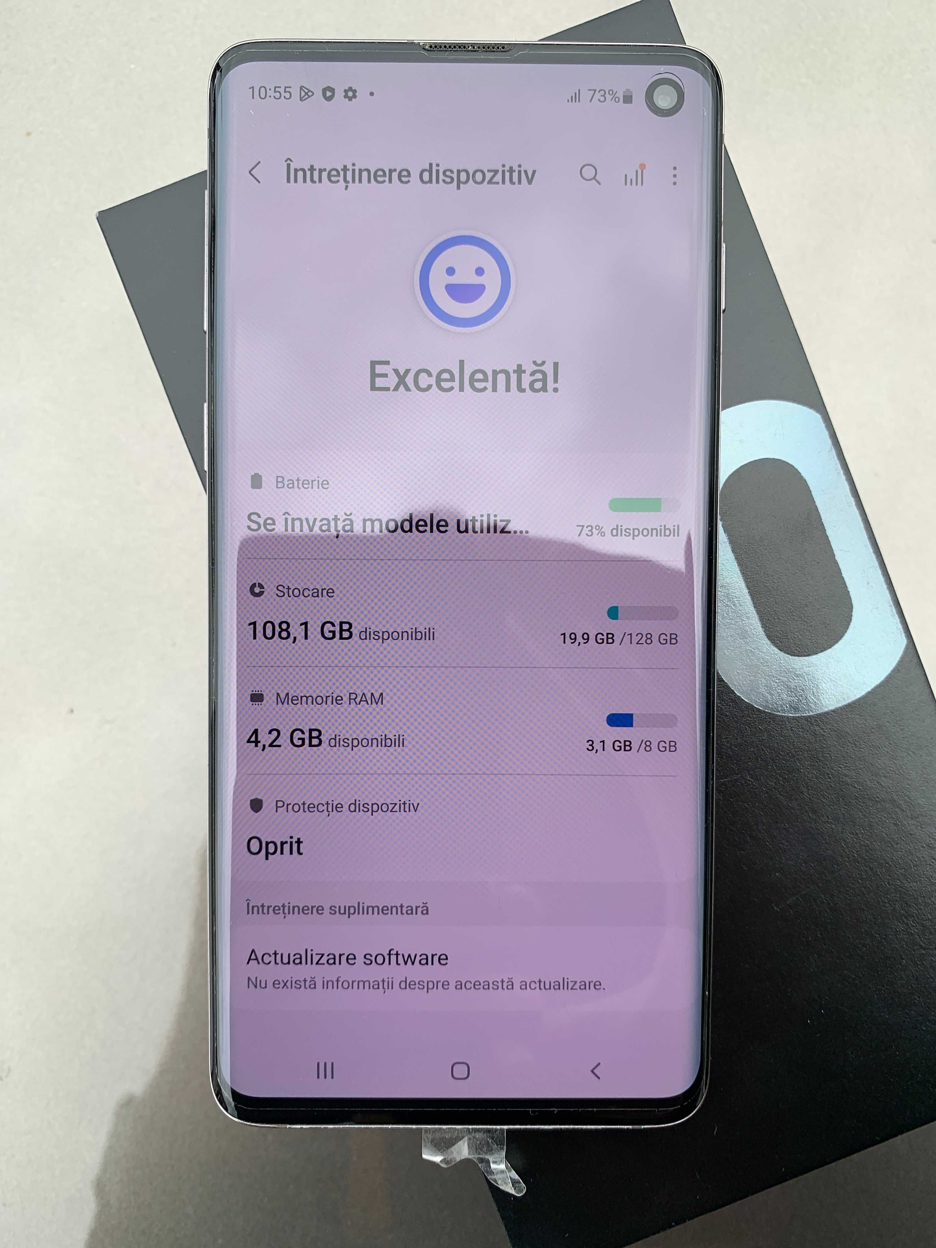 Smart Samsung Galaxy S10 Negru 128 GB 8 GB RAM ca NOU Poze !