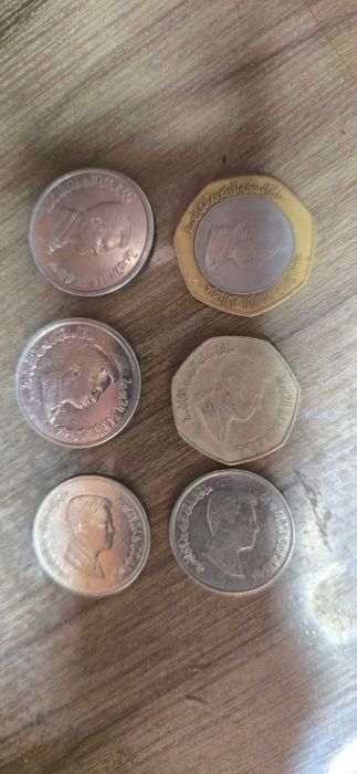 монети Йордания 6 бр