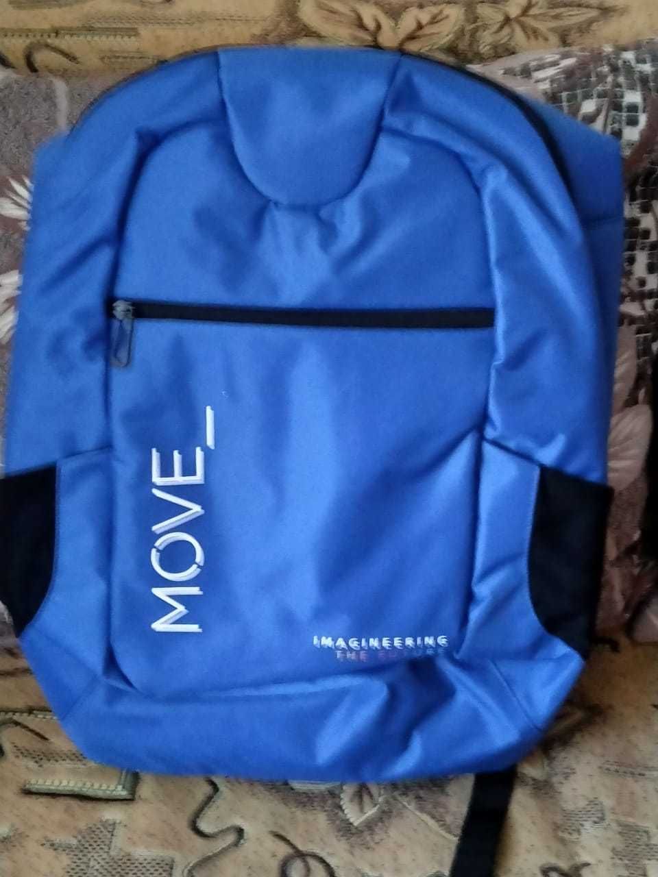 Рюкзак  фирменный голубой для школьников и студентов. Новый, удобный.