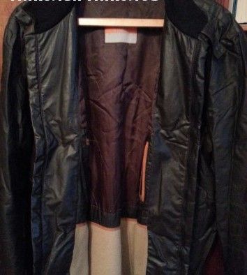 Мъжко кожено яке с подплата голям размер