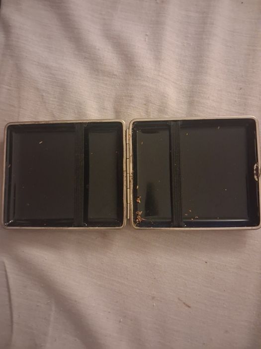 Lot tabachere vinteage piele