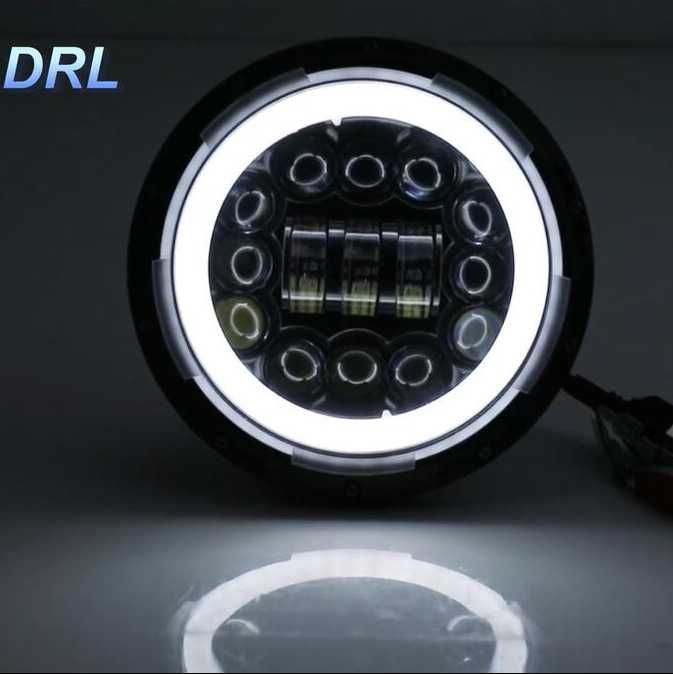 Faruri LED JEEP Wrangler JT JK Rubicon Sahara Angel Eyes 162W “WARP”