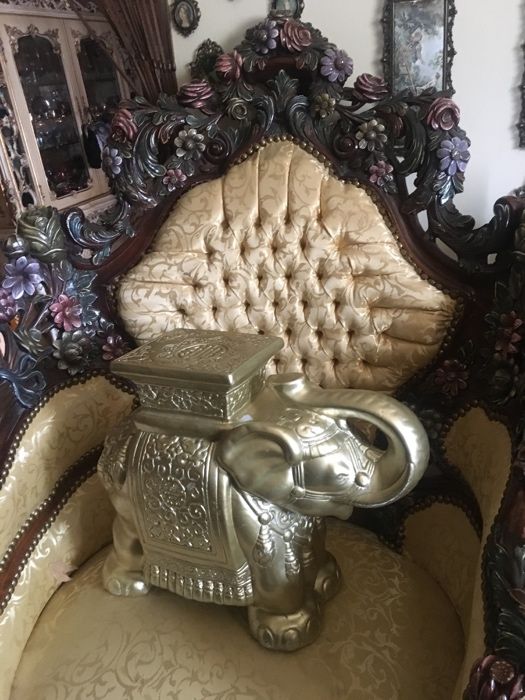 Mare elefant decorativ-statueta ceramica-,Olanda