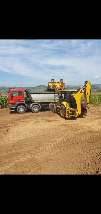 Inchiriez buldoexcavator, bobcat, excavator, cilindru compactor