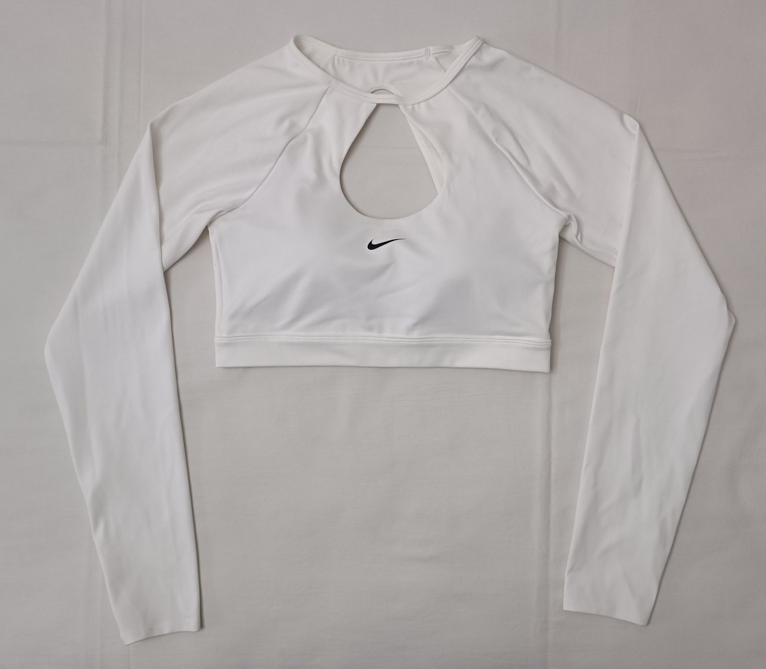 Nike DRI-FIT Padded Cropped Long Sleeve Top оригинална блуза M Найк