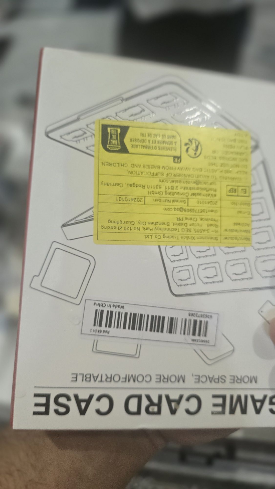 Кейс для картриджей nintendo switch 2