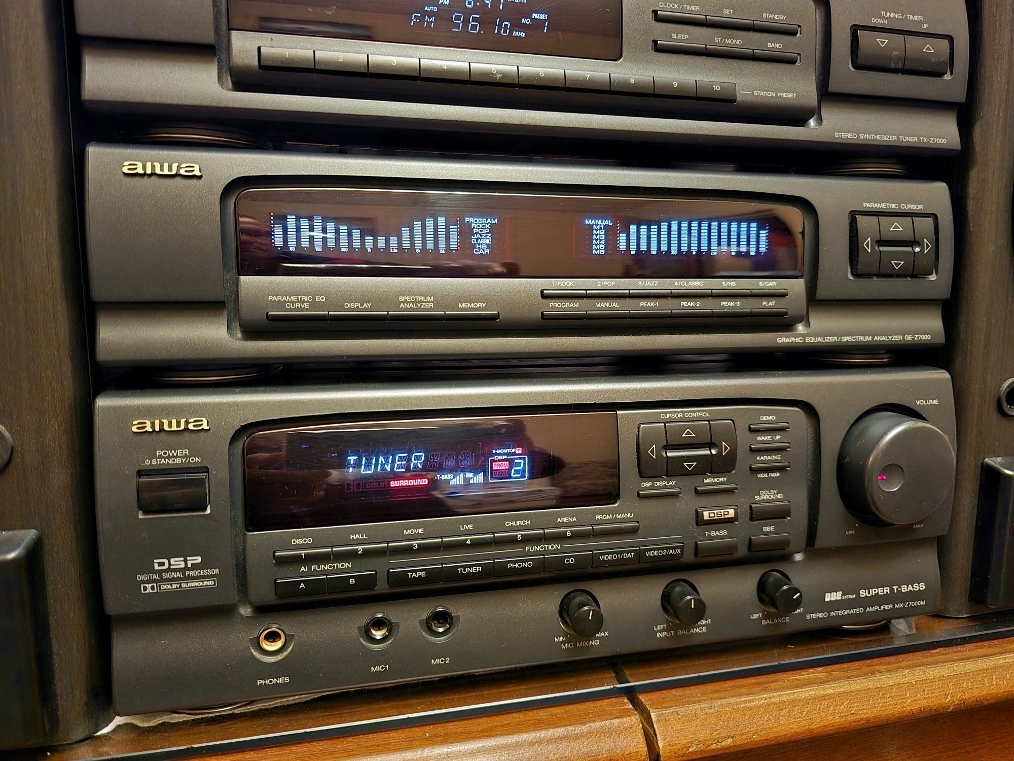 Aiwa MX-Z7000M. Un monstru Hi-Fi. Cap serie. Frumusețe audio !