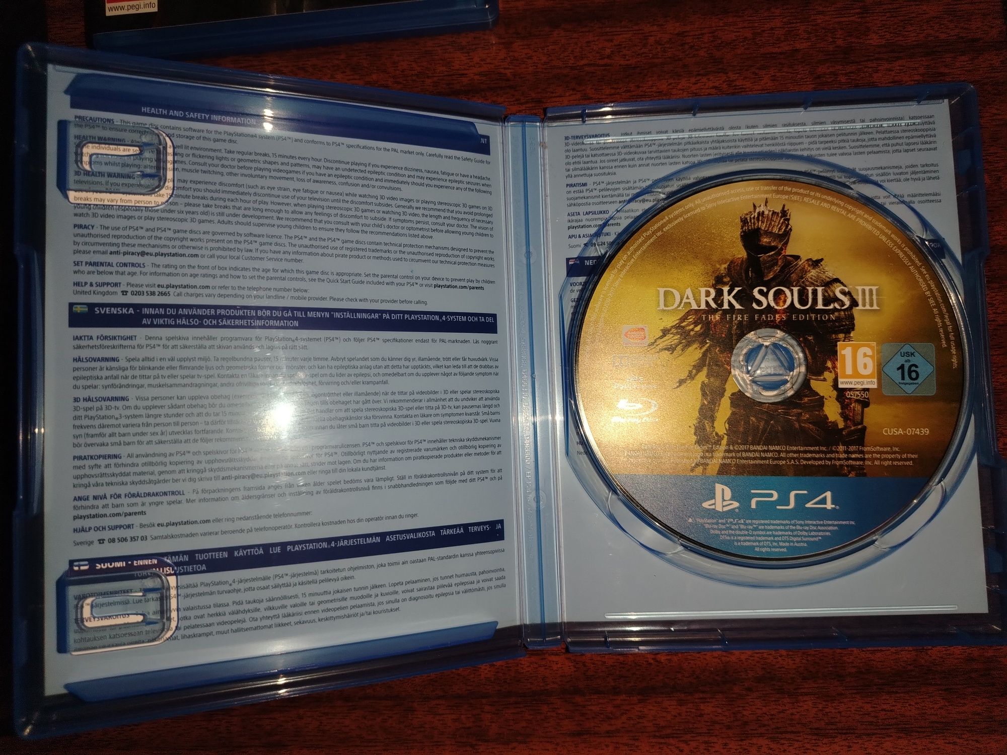 Продам игры на диске для PlayStation 4