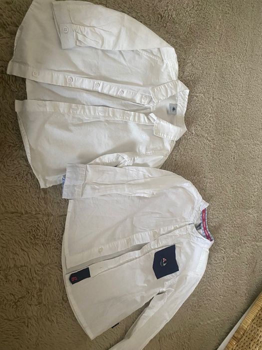 Camasa alba Petit Bateau