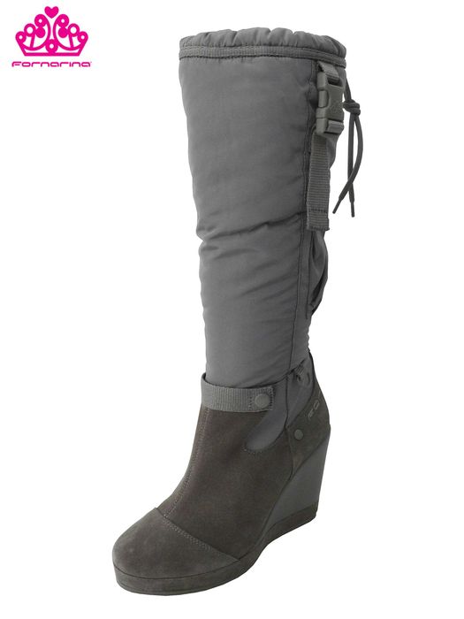 РАЗПРОДАЖБА! FORNARINA Оригинални Дамски Ботуши/ Апрески Платформа