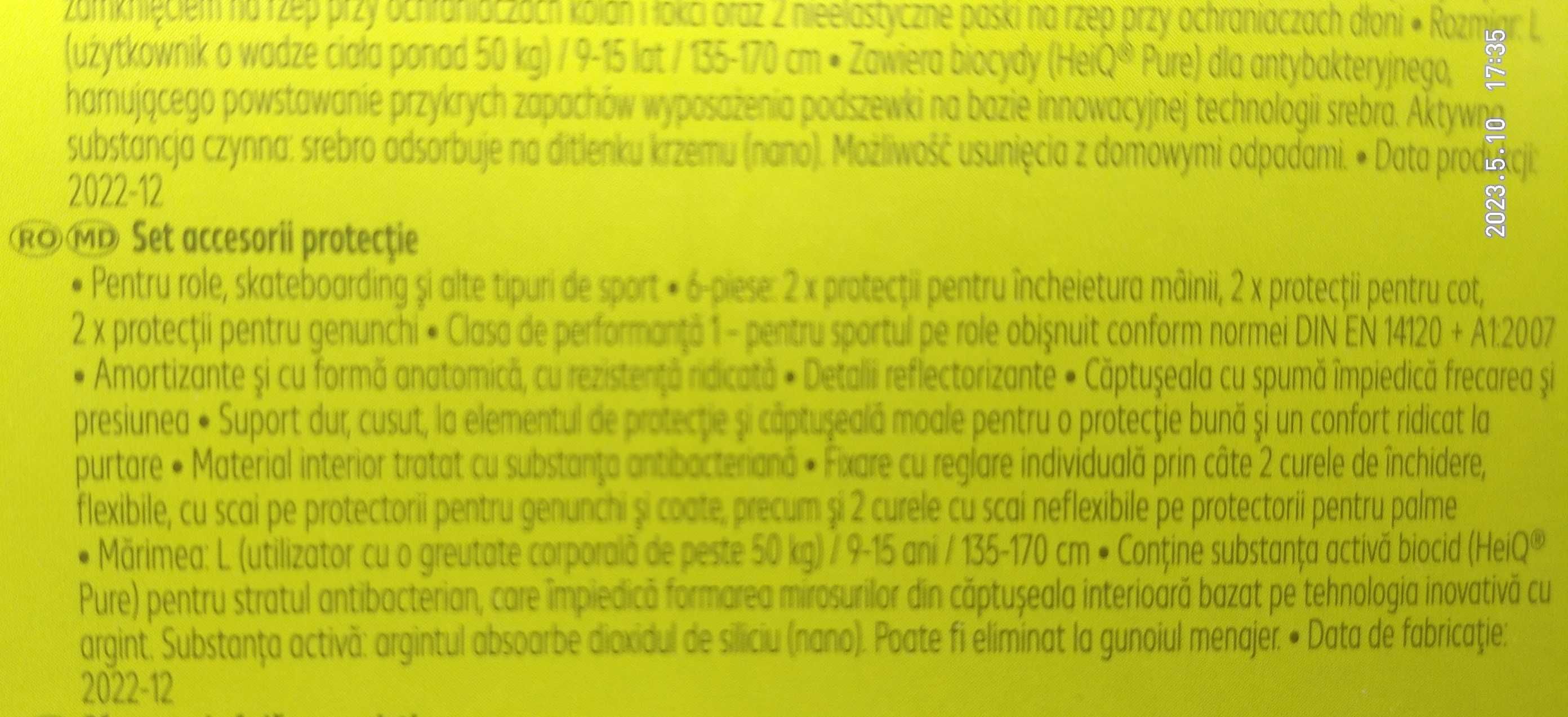 Set protectii copii, genunchiere, cotiere si aparatori incheieturi