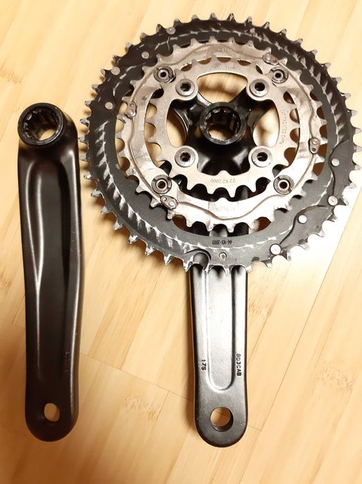 Vand brate angrenaj MTB Bontrager Race lite Triple 175mm ISIS Drive