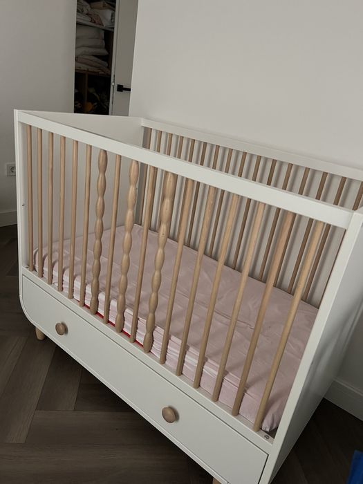 Patut bebe 60x120 si comoda Myllra Ikea