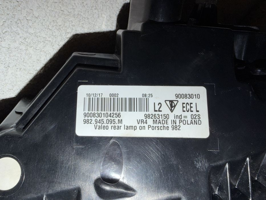 Stop tripla lampa stanga Porsche Cayman Boxter 718 982 Full LED Origin