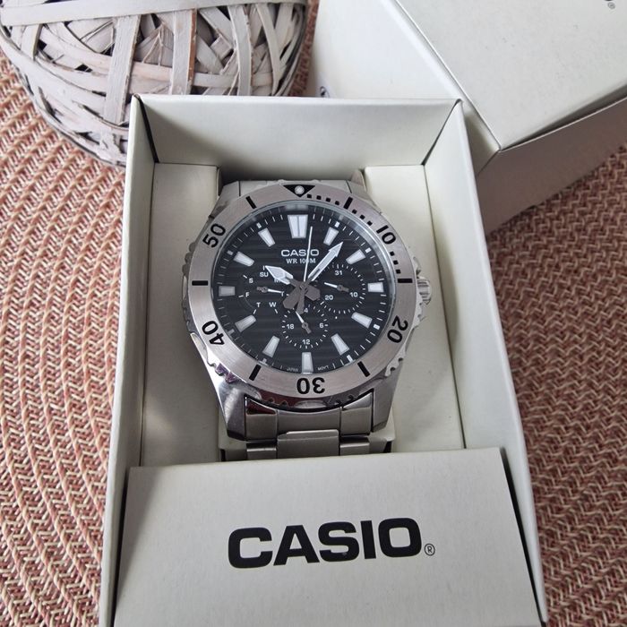 Ceas Casio Cronograf MTD-1086 baterie nouă