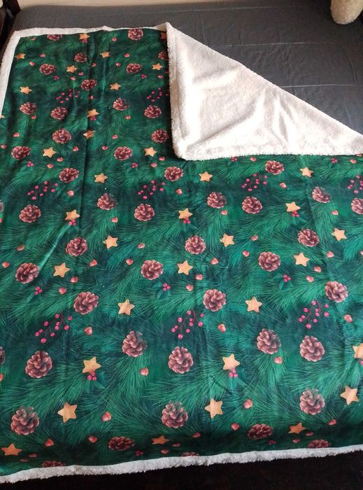 Шерпа одеяло с еко вълна 1