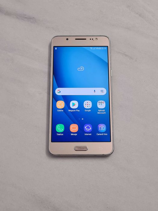 Samsung Galaxy J5 Gold, dual sim, 16 GB, liber de retea