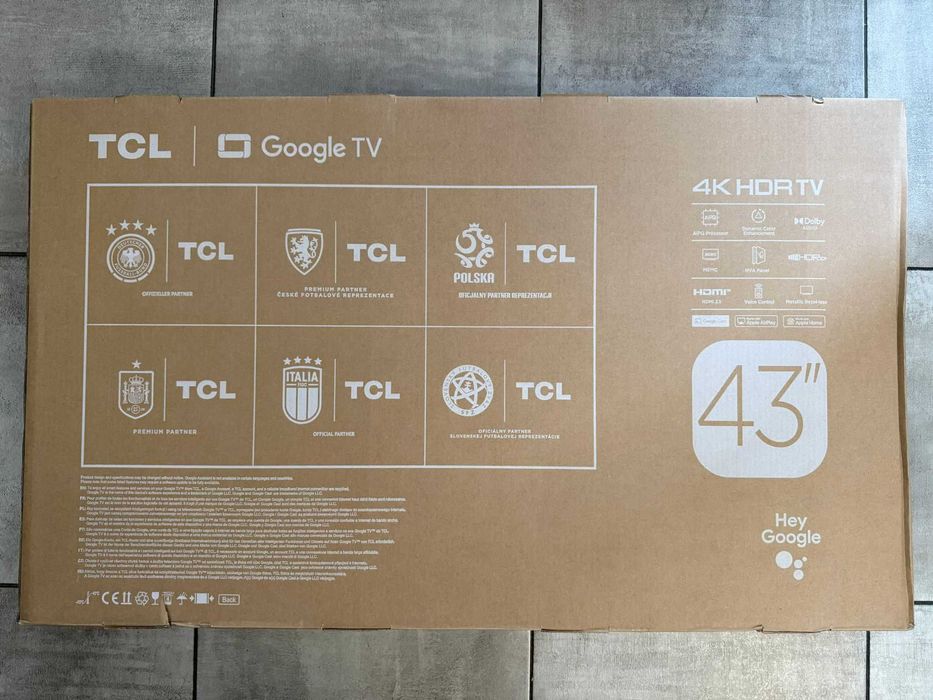 TV LED TCL 109 cm (43") Ultra HD4K, Smart TV ! SIGILAT + Garantie !