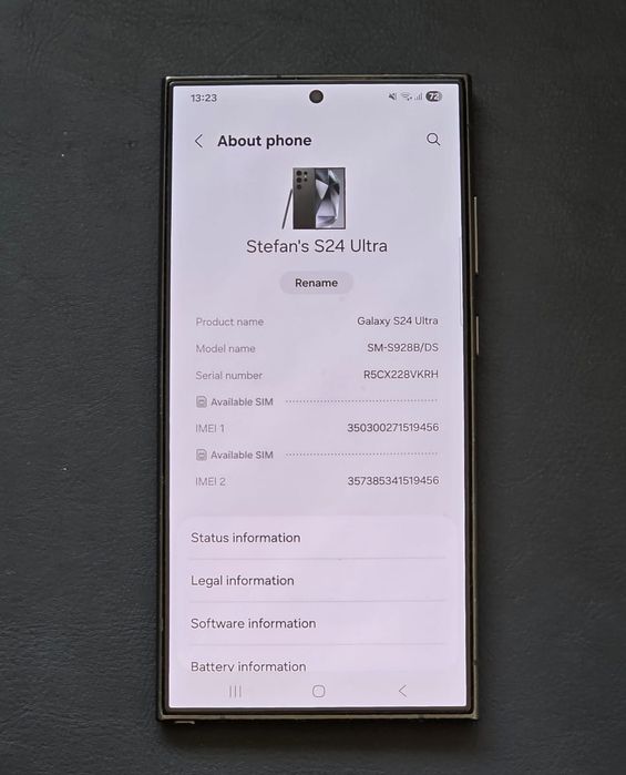 Vând Samsung S24+ DualSim 512 Gb Onix Black