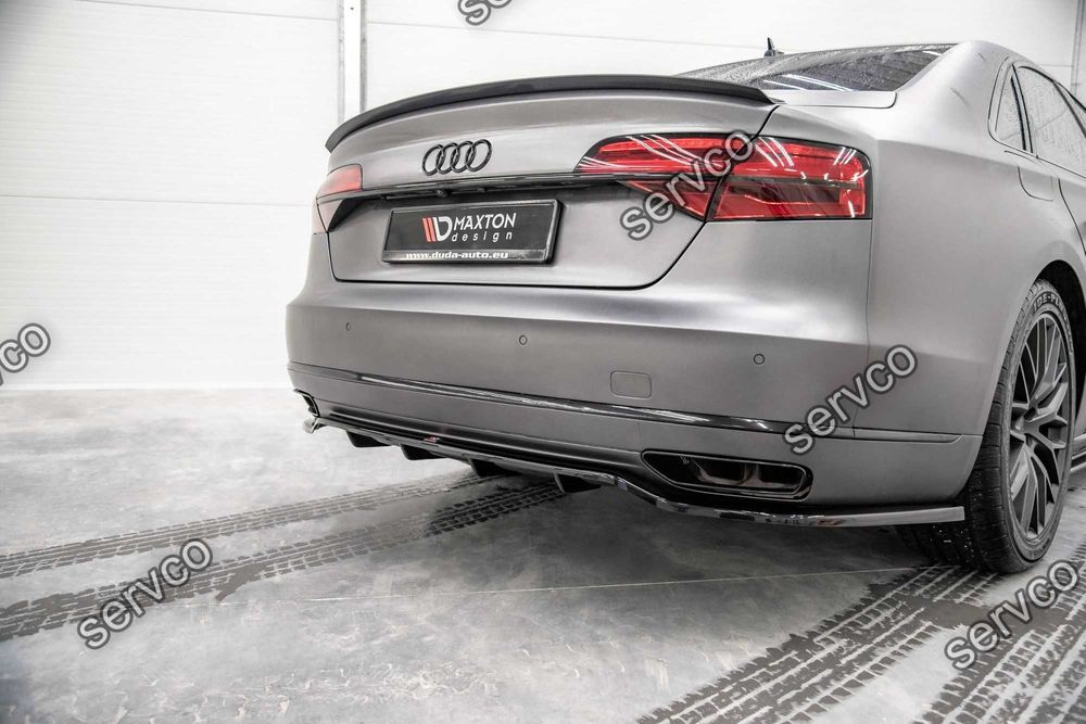 Prelungire bara spate Audi A8 D4 Facelift 2013-2017 v5 Maxton Design