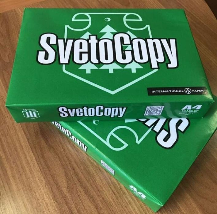 Бумага А4 белая.