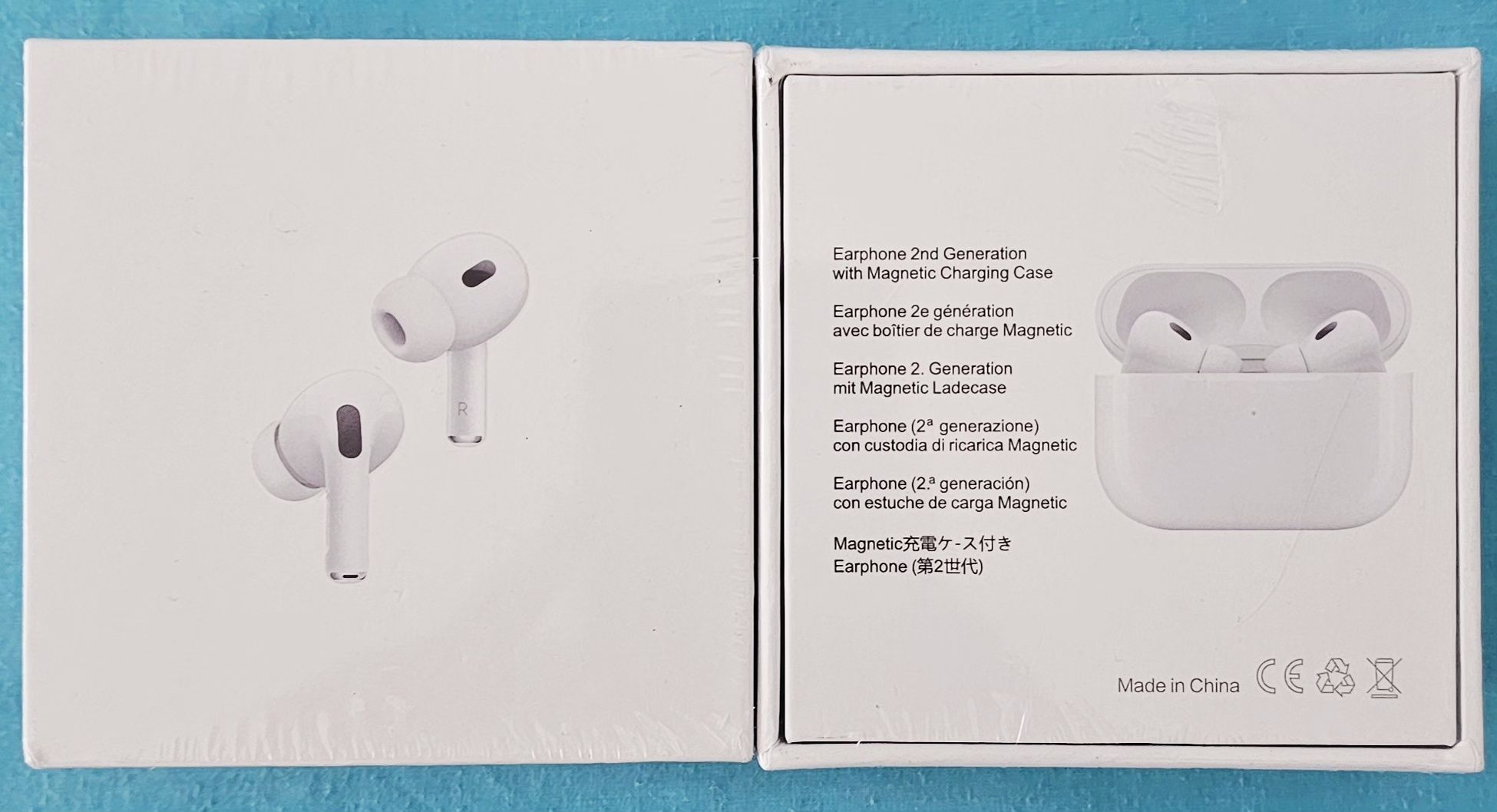 Vând 2 cutii de căști wireless noua generatie  AirPods Pro 2 .