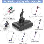 Baterie Dyson V6 V7 sau V10, 21.6V 4600 mAh. CAPACITATE MARE