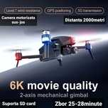 Drona profesionala camera 6K, Distanta 2000M,GPS,Zbor 28 min,Card,Noua