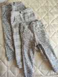Lot 3 pantaloni lungi vătuiti/fleece pe interior, (98-104 cm), 3-4 ani