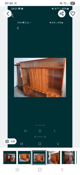 Vitrina vitange si cuier .