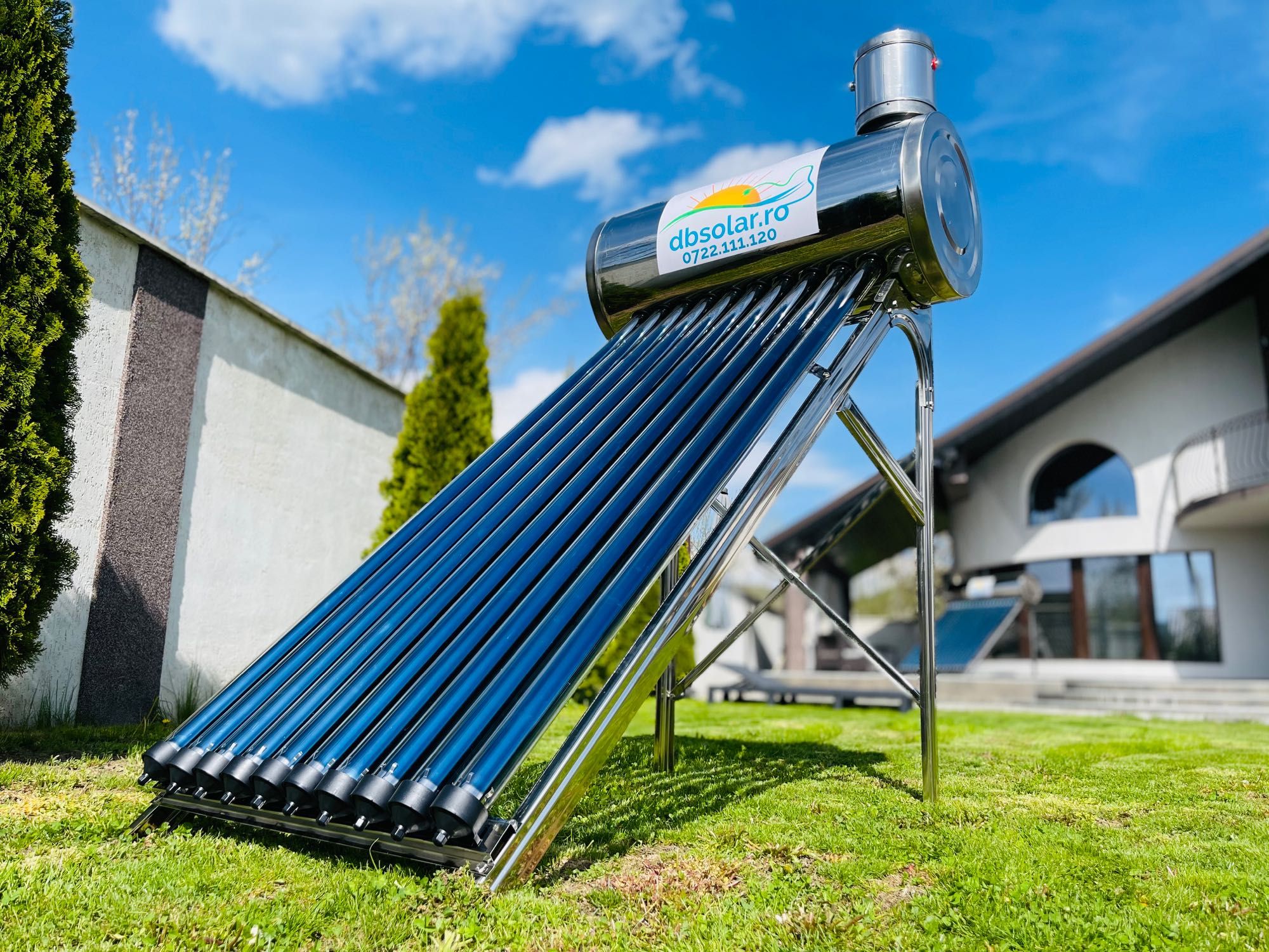 PANOU Solar 100L PRESURIZAT INOX Incalzire BOILER Panouri Solare NOU