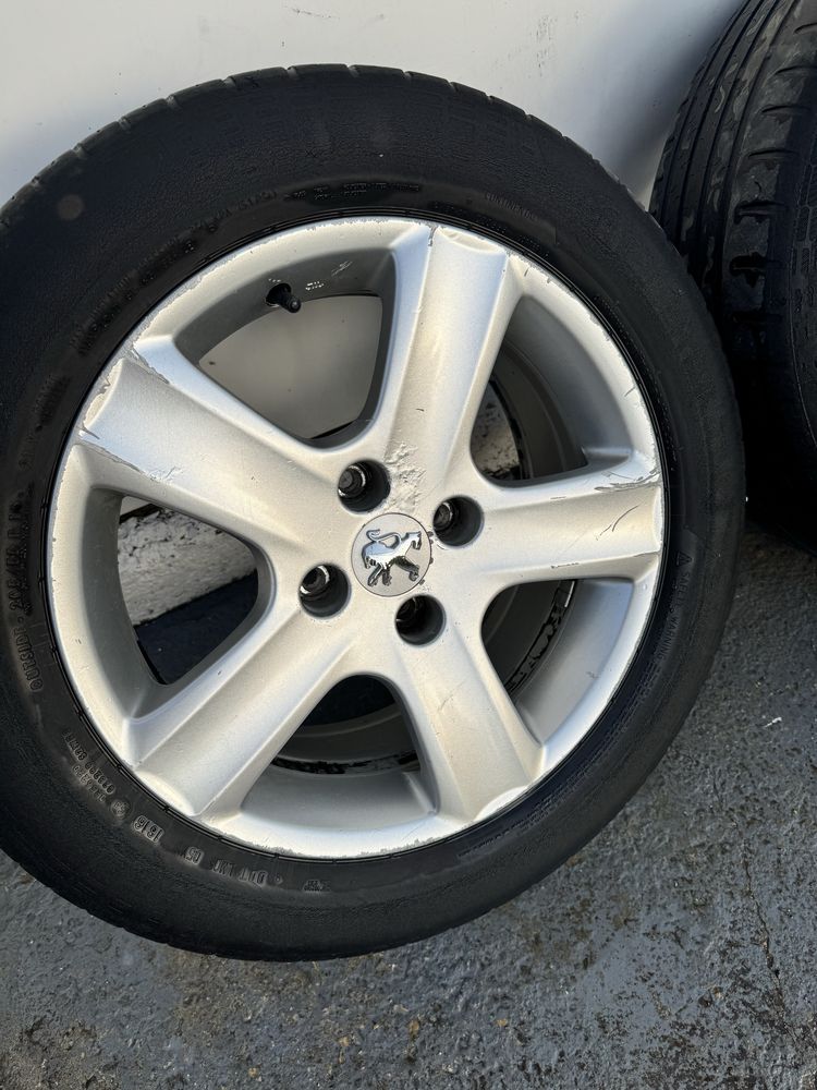 Алуминиеви джанти с гуми 16цола за peugeot